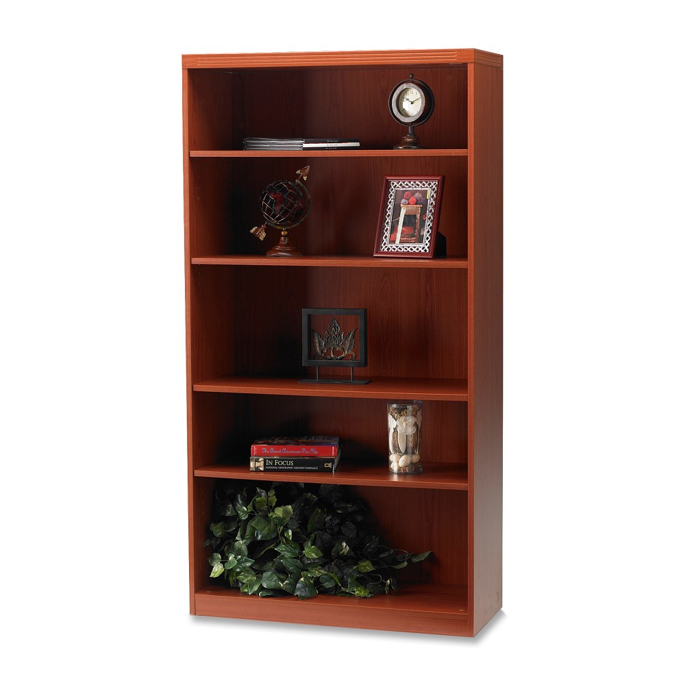 Mayline Aberdeen 70inH 5-Shelf Bookcase, Cherry MPN:AB5S36LCR