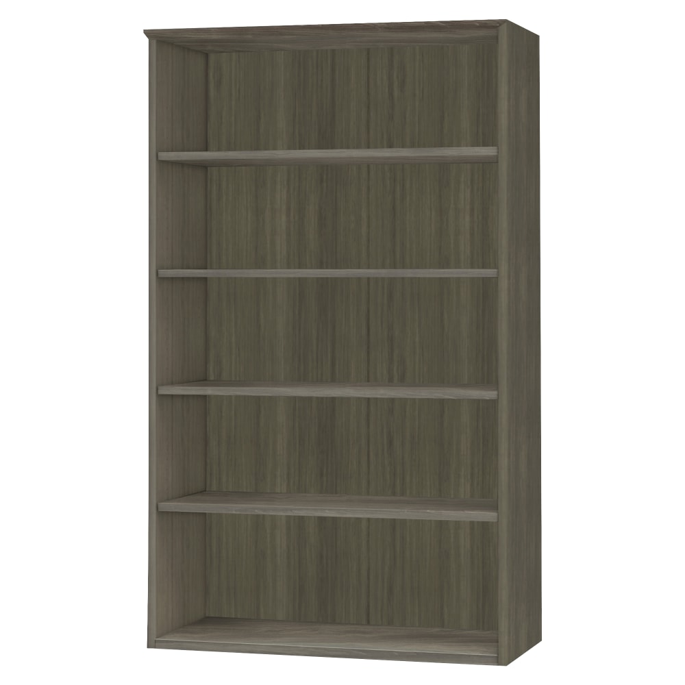 Mayline Medina 68inH 5-Shelf Bookcase, Gray Steel MPN:MVB5LGS