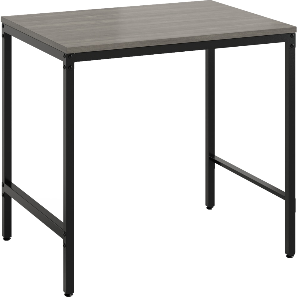 Safco 31inW Simple Study Writing Desk, Sterling Ash MPN:5273BLGR