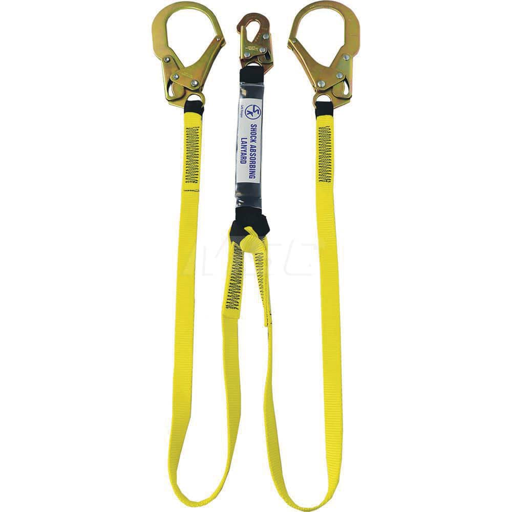 Lanyards & Lifelines, Load Capacity: 310lb , Construction Type: Webbing , Harness Type: Fall Arrest , Lanyard End Connection: Snap Hook  MPN:FAP30199-SK