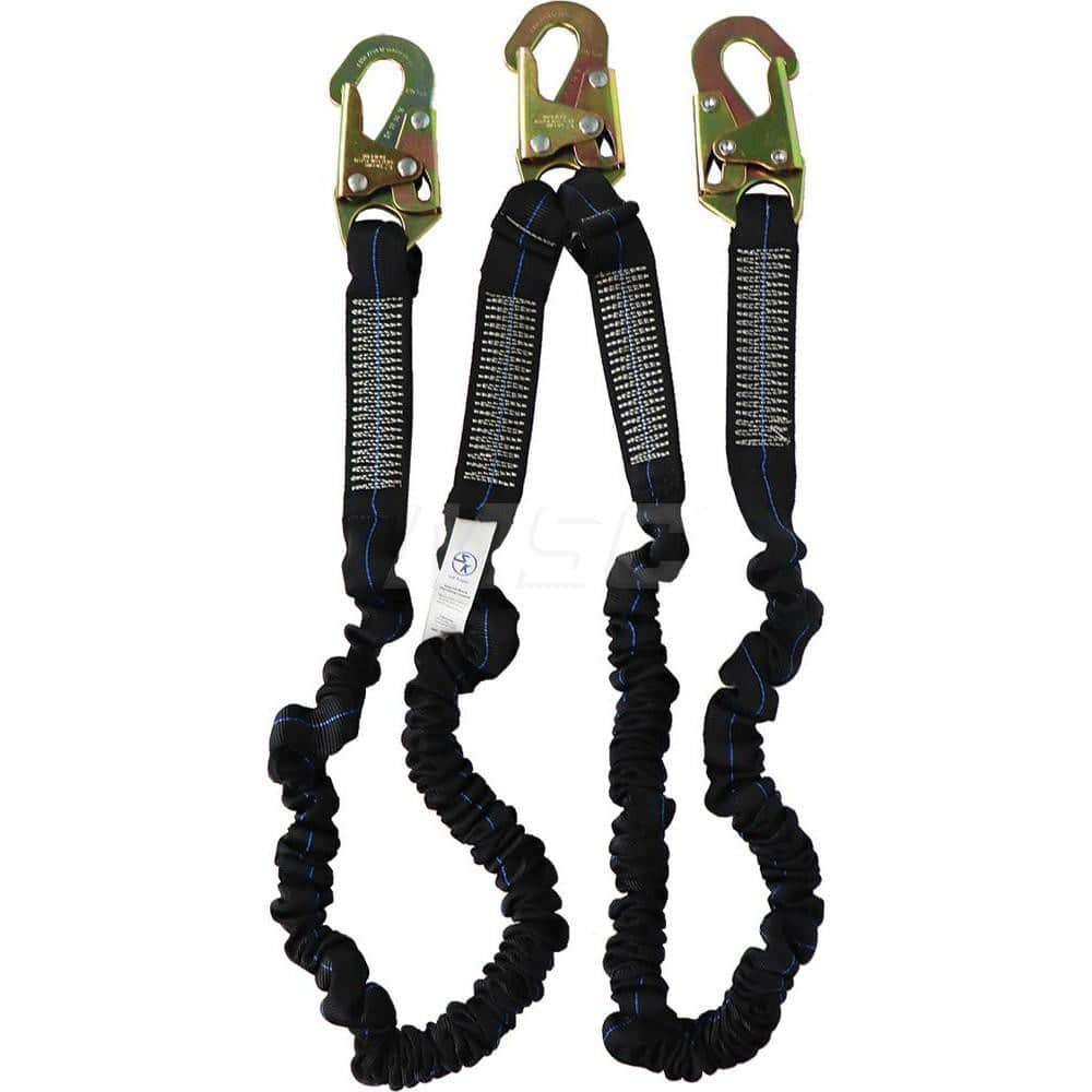 Lanyards & Lifelines, Load Capacity: 310lb , Construction Type: Webbing , Harness Type: Fall Arrest , Lanyard End Connection: Snap Hook  MPN:FAP30398-SK