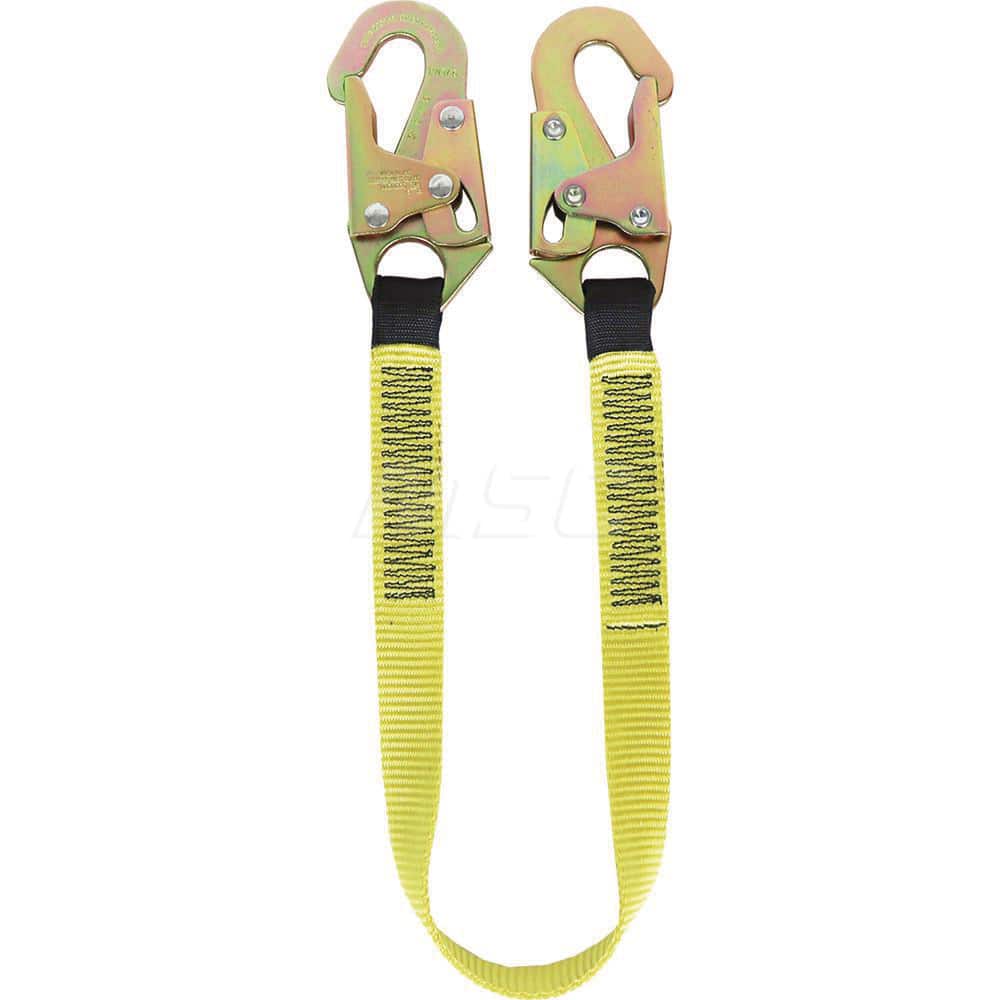 Lanyards & Lifelines, Load Capacity: 310lb , Construction Type: Webbing , Harness Type: Positioning , Lanyard End Connection: Snap Hook  MPN:FAP31798-SK