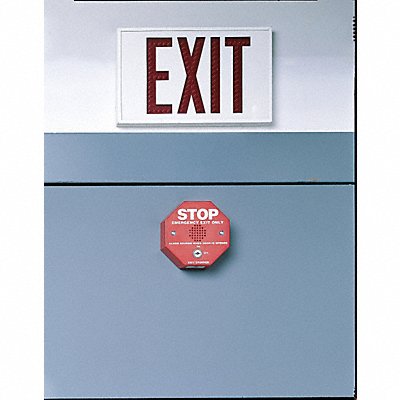 Exit Door Alarm Horn 105dB Red MPN:3JYW2