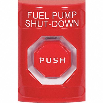 Fuel Pump Shutdown Push Button Red Color MPN:SS2002PS-EN