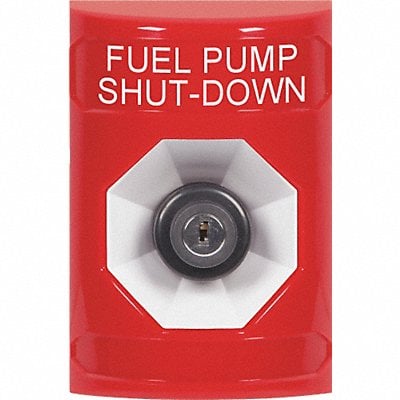 Fuel Pump Shutdown Push Button Red SPST MPN:SS2003PS-EN