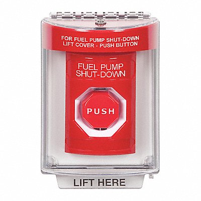 Fuel Pump Shutdown Push Button Red Color MPN:SS2045PS-EN