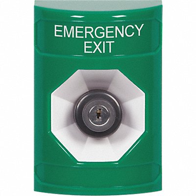 Emergency Exit Push Button Green SPST MPN:SS2103EX-EN