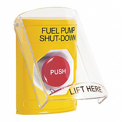 Fuel Pump Shutdown Push Button 2-7/8 D MPN:SS2221PS-EN