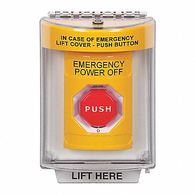 Emergency Power Off Push Button 2-7/8 D MPN:SS2249PO-EN