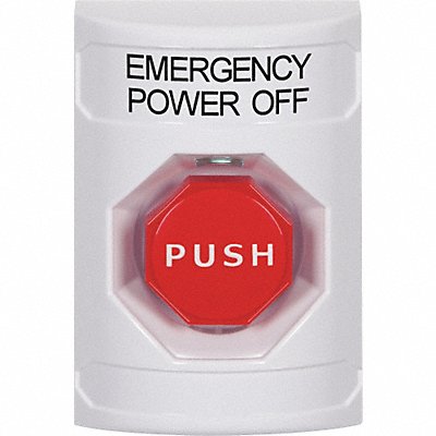 Emergency Power Off Push Button SPDT MPN:SS2302PO-EN