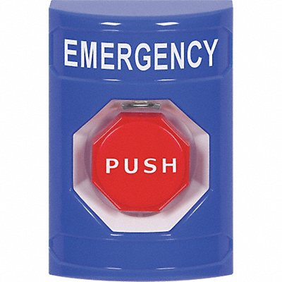 Emergency Push Button Blue SPDT Relay MPN:SS2402EM-EN