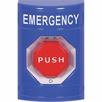 Emergency Push Button Blue Red Button MPN:SS2409EM-EN