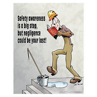 Safety Poster 22 in x 17 in Paper MPN:P0081