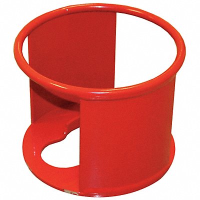 SAFTCART HiViz Red Steel Cylinder Collar MPN:CC2FOS-13