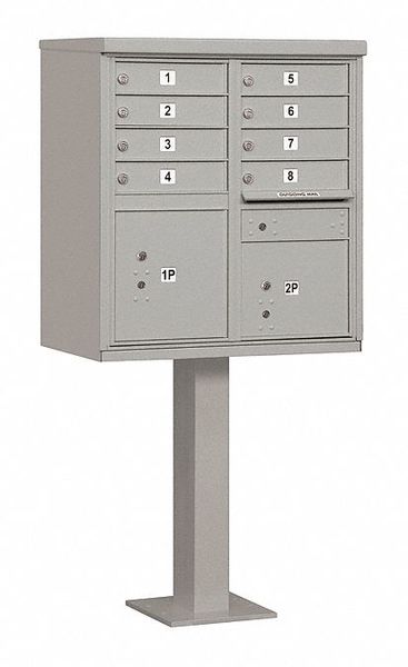 Cluster Box Unit USPS 10 Doors 62-3/4 H MPN:3308GRY-U