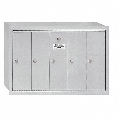 Vertical Mailbox 5 Doors Alum MPN:3505ARU