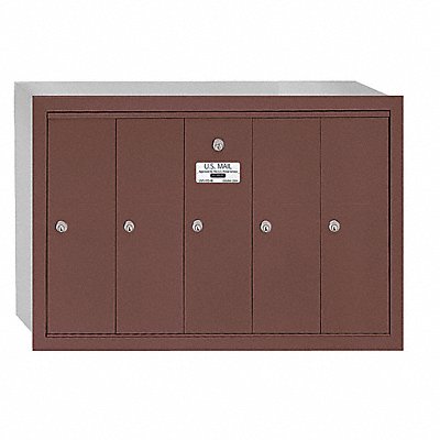 Vertical Mailbox 5 Doors Bronze MPN:3505ZRU