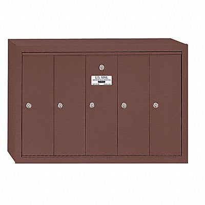 Vertical Mailbox 5 Doors Bronze MPN:3505ZSU