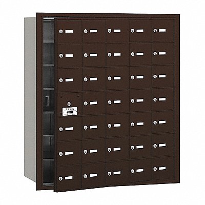 Mailbox 4B+ 34 Doors Bronze 40-3/4in H MPN:3635ZFU