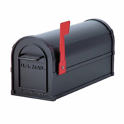 D0051 Heavy Duty Mailbox Black 7.5x9.5x20.5 In MPN:4850BLK