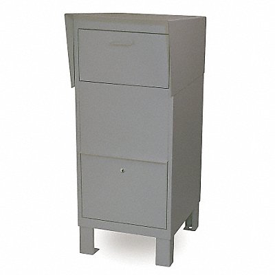 D0045 Courier Box Gray MPN:4975GRY