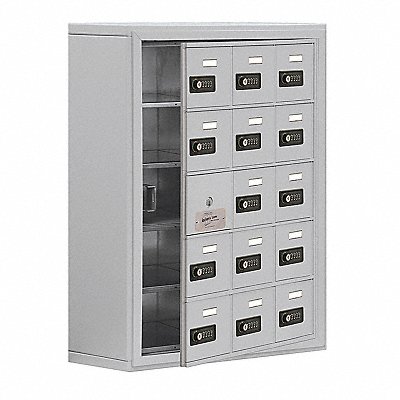 Locker 5x3Lckrs Slvr 31 x24 x9 MPN:19158-15ASC