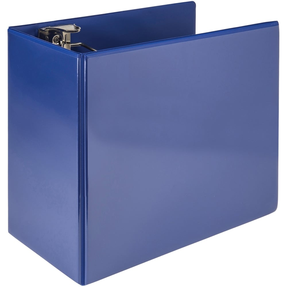 Samsill Nonstick Locking View 3-Ring Binder, 6in Round Rings, Dark Blue MPN:16422