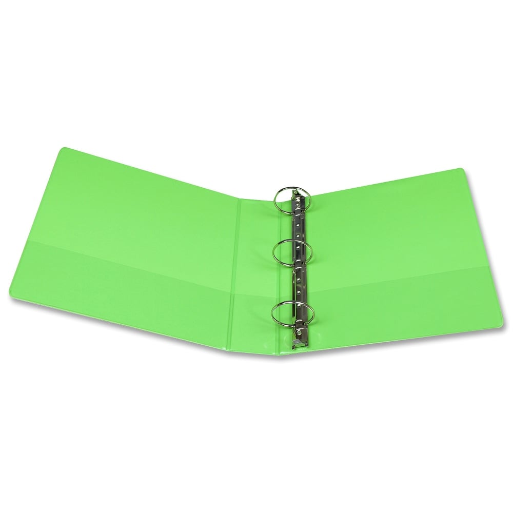 Samsill Presentation View 3-Ring Binder, 2in Round Rings, Lime, Pack Of 2 (Min Order Qty 3) MPN:U86678