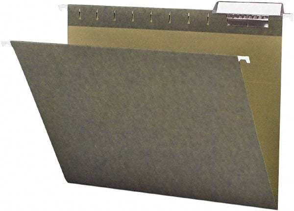 Expanding Hanging File Holder: Letter, Standard Green, 25/Pack MPN:SMD64035