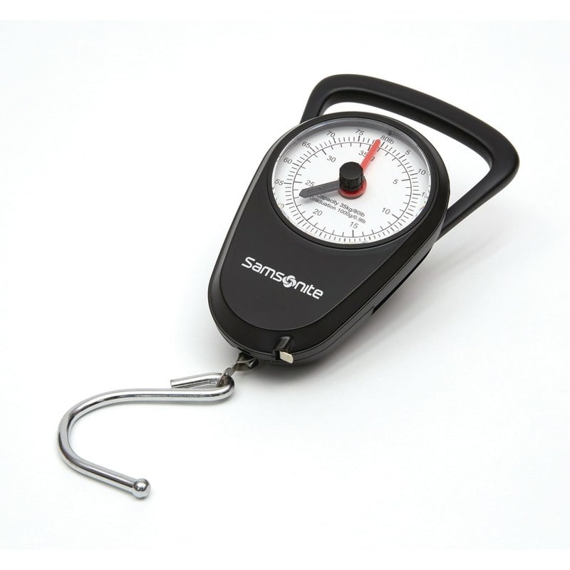 Samsonite Luggage Scale, Manual, 5inH x 2inW x 4inD, Black (Min Order Qty 7) MPN:91826-1041