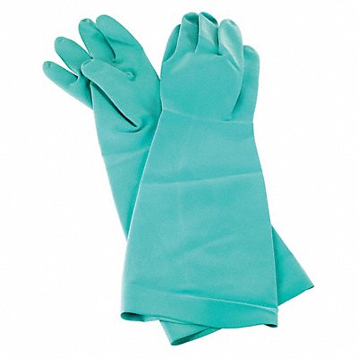 Dishwash Glove Nitrile 19 Grn L Pair MPN:19NU-L