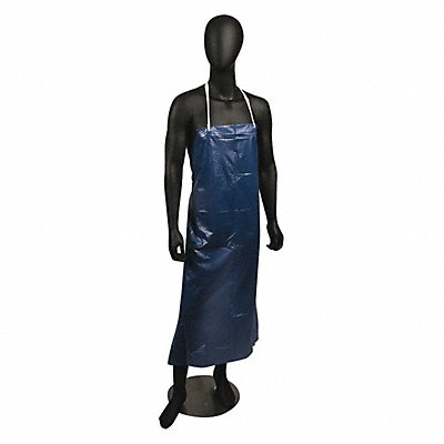 Dishwashing Apron Vinyl Blue 8mm MPN:614DVA-BL