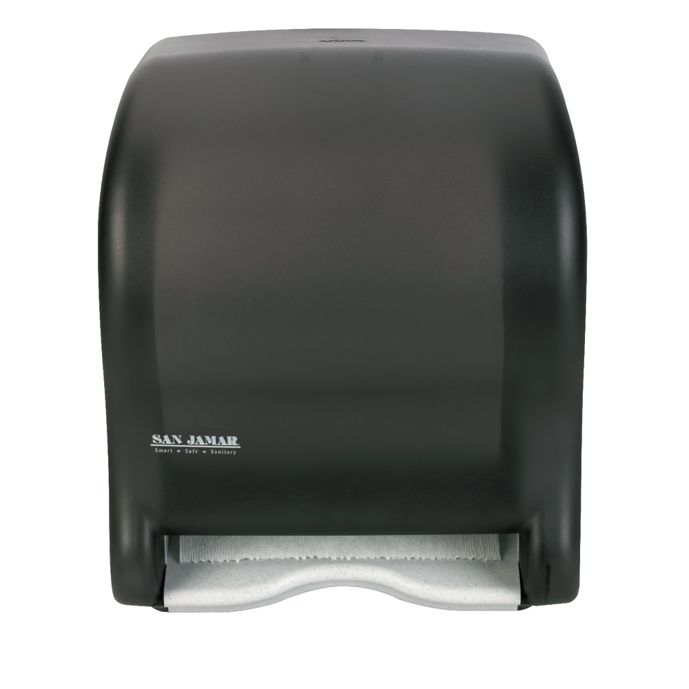 San Jamar Tear-N-Dry Eco Roll Paper Towel Dispenser, 14 7/16in x 11 3/4in x 9 1/8in, Black MPN:T8000TBK