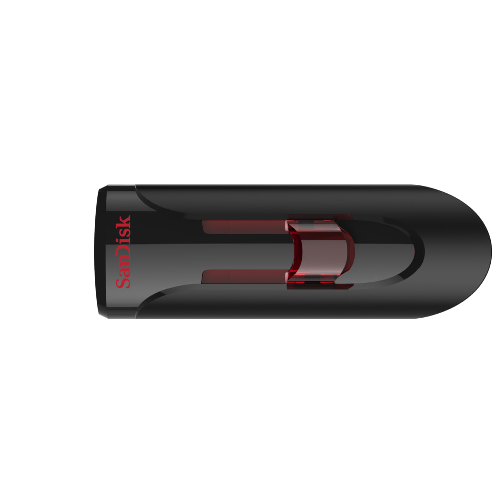 SanDisk Cruzer Glide USB 3.0 Flash Drive, 64GB, Black (Min Order Qty 4) MPN:SDCZ600-064G-A46