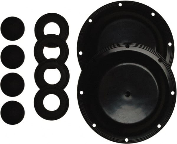 Diaphragm Pump Fluid Section Repair Kit: Neoprene, Includes Check Balls, Diaphragms & Gasket, Use with SB1 MPN:476.034.635