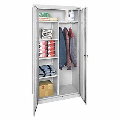 Storage Cabinet 72 x36 x18 DvGry 4Shlv MPN:CAC1361872-05