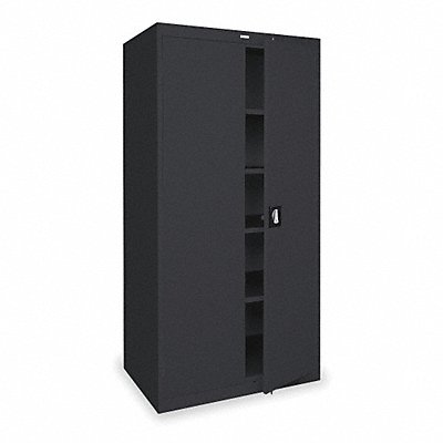 Storage Cabinet 72 x36 x18 Black 4Shlv MPN:EA4R361872-09