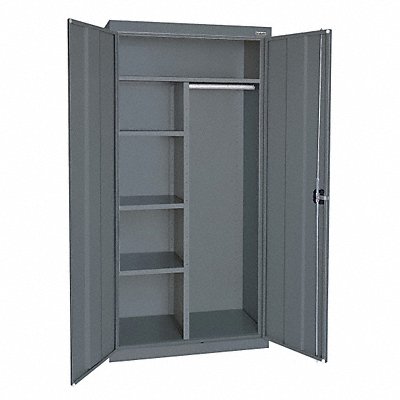 Storage Cabinet 72 x36 x18 Gray 4Shlv MPN:EACR361872-02