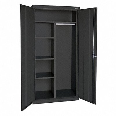 Storage Cabinet 72 x36 x18 Black 4Shlv MPN:EACR361872-09