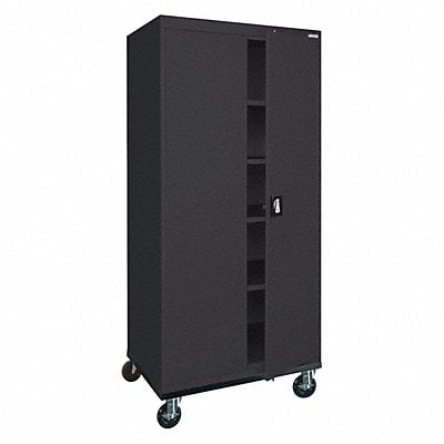 Storage Cabinet 78 x36 x24 Black 2Shlv MPN:TA4R362472-09