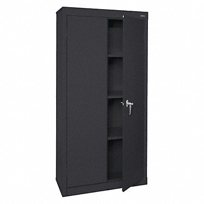 K3833 Storage Cabinet 72 x30 x18 Black 3Shlv MPN:VF31301872-09