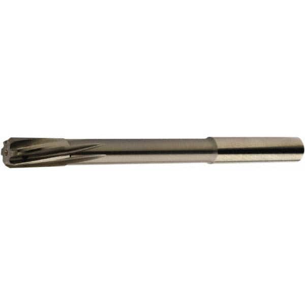 Chucking Reamer: 6 mm Dia, 75 mm OAL, 15.6 mm Flute Length, Spiral Flute, Solid Carbide MPN:6266837