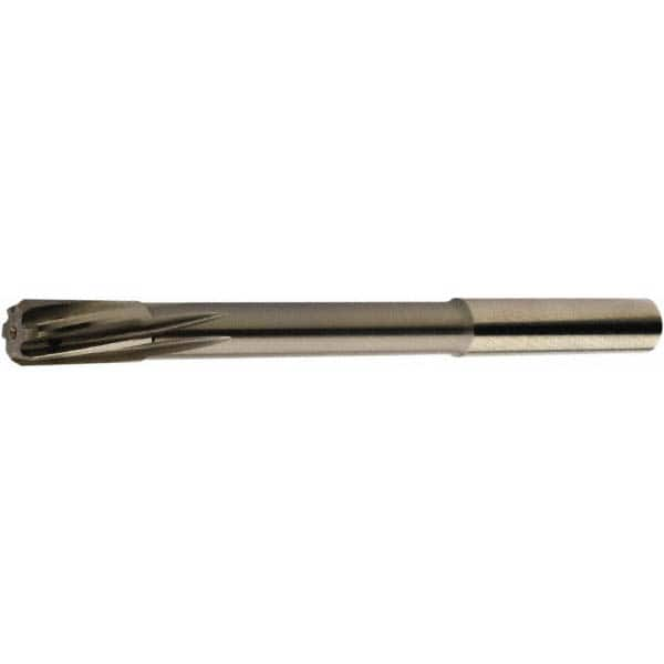 Chucking Reamer: 8 mm Dia, 100 mm OAL, 20.8 mm Flute Length, Spiral Flute, Solid Carbide MPN:6266847