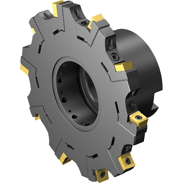 Indexable Slotting Cutter: 6 mm Cutting Width, 80.01 mm Cutter Dia, Arbor Hole Connection, 19.98 mm Max Depth of Cut, 1