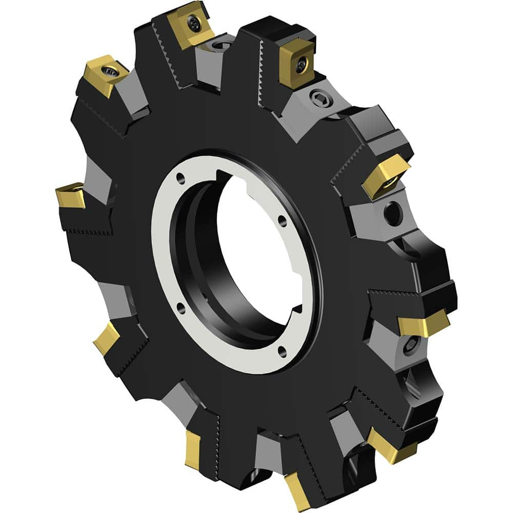 Indexable Slotting Cutter: 125 mm Cutter Dia, Arbor Hole Connection, 7.6 mm Max Depth of Cut, 40 mm Hole MPN:7843377