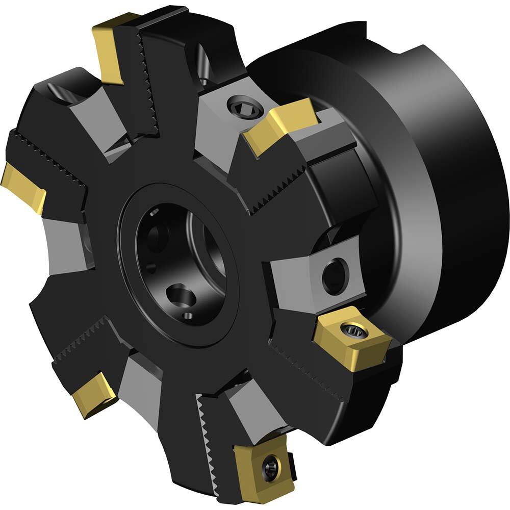 Indexable Slotting Cutter: 80 mm Cutter Dia, Arbor Hole Connection, 7.6 mm Max Depth of Cut, 27 mm Hole MPN:7843387