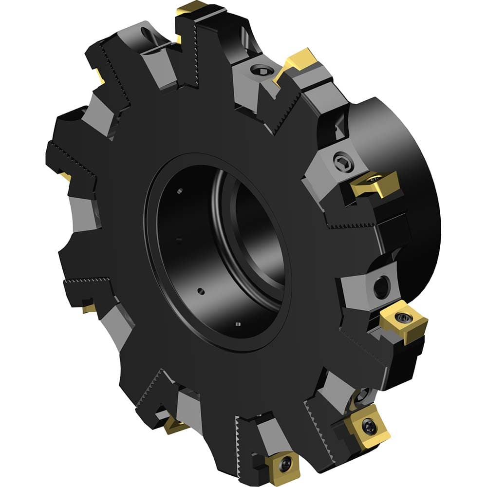 Indexable Slotting Cutter: 125 mm Cutter Dia, Arbor Hole Connection, 7.6 mm Max Depth of Cut, 32 mm Hole MPN:7843407