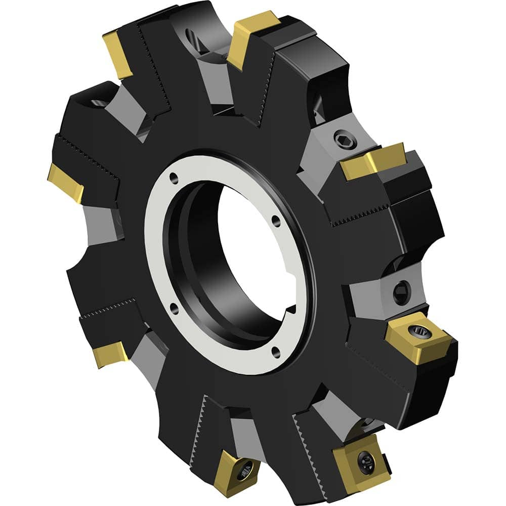 Indexable Slotting Cutter: 125 mm Cutter Dia, Arbor Hole Connection, 10.6 mm Max Depth of Cut, 40 mm Hole MPN:7843413