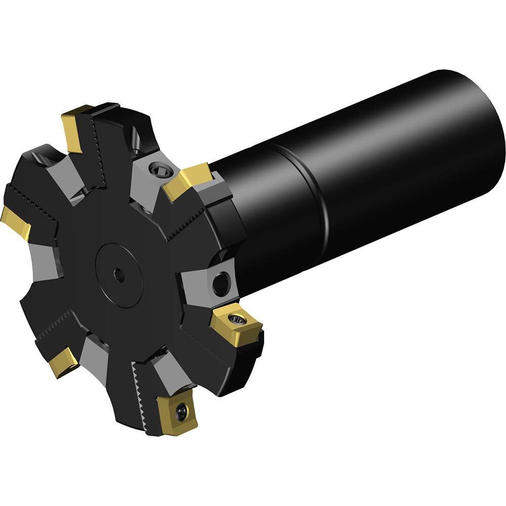 Indexable Slotting Cutter: 80 mm Cutter Dia, Straight Connection, 7.6 mm Max Depth of Cut, 32 mm Shank Dia MPN:7848295