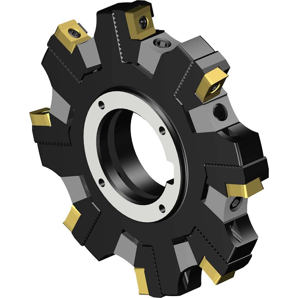 Indexable Slotting Cutter: 101 mm Cutter Dia, Arbor Hole Connection, 0.299